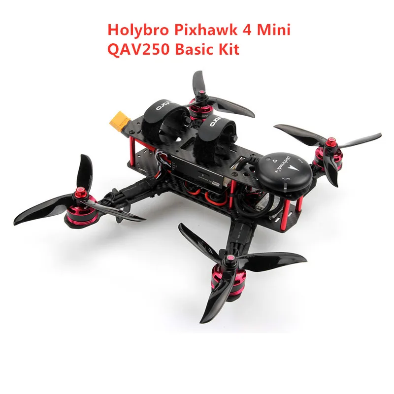 Holybro Pixhawk 4 Mini QAV250 Базовый комплект Fpv Квадрокоптер Радиоуправляемый Дрон с GPS DR2205