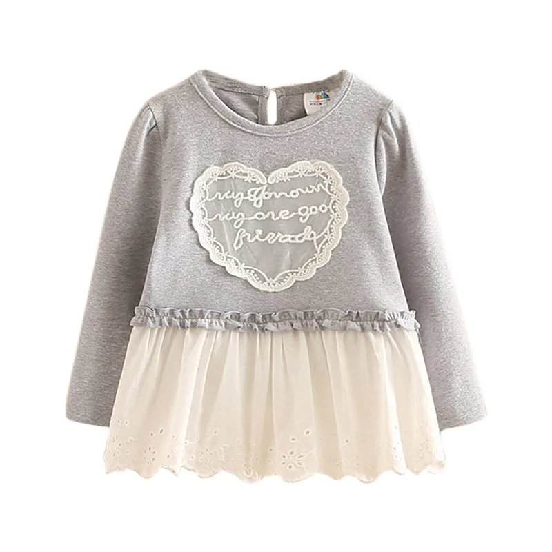 

Кружевное платье принцессы с вышивкой для маленьких девочек; сезон весна-осень; детская цельная одежда; Детские платья с милыми кроликами и ...