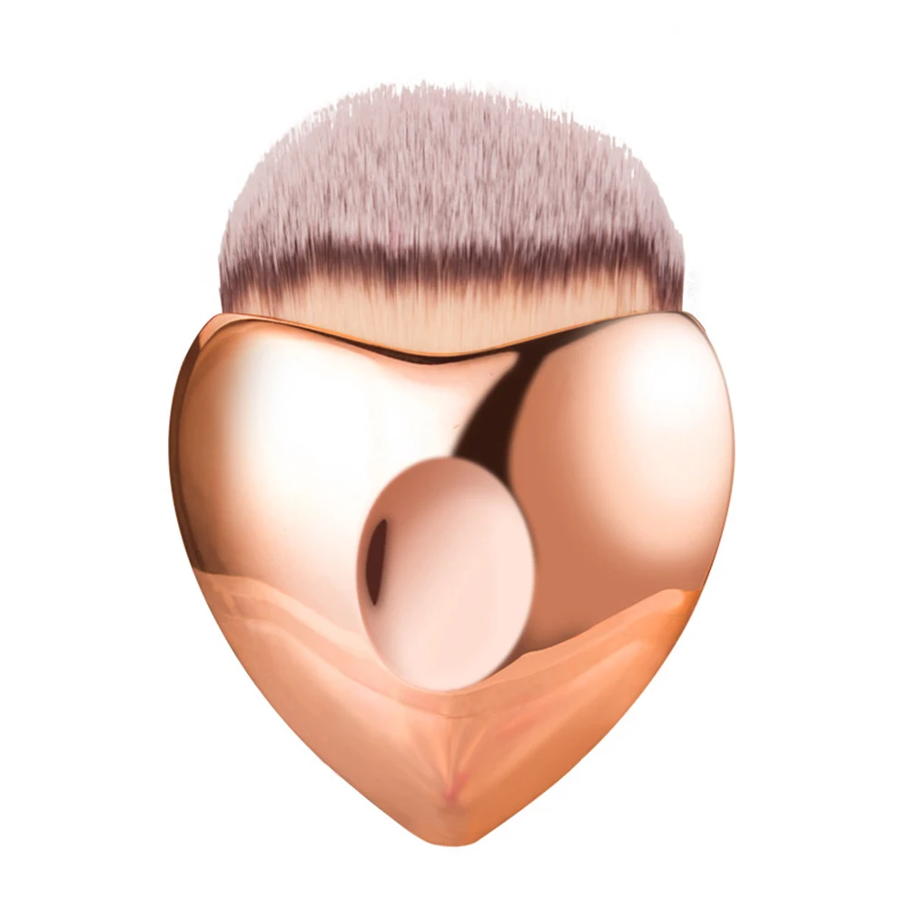 Многофункциональная Кисть для макияжа в форме сердца персика румян теней век