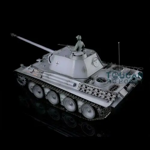 Heng Long 1/16 серый 6 0 модернизированная немецкая пантера G RTR RC Tank 3879 металлические