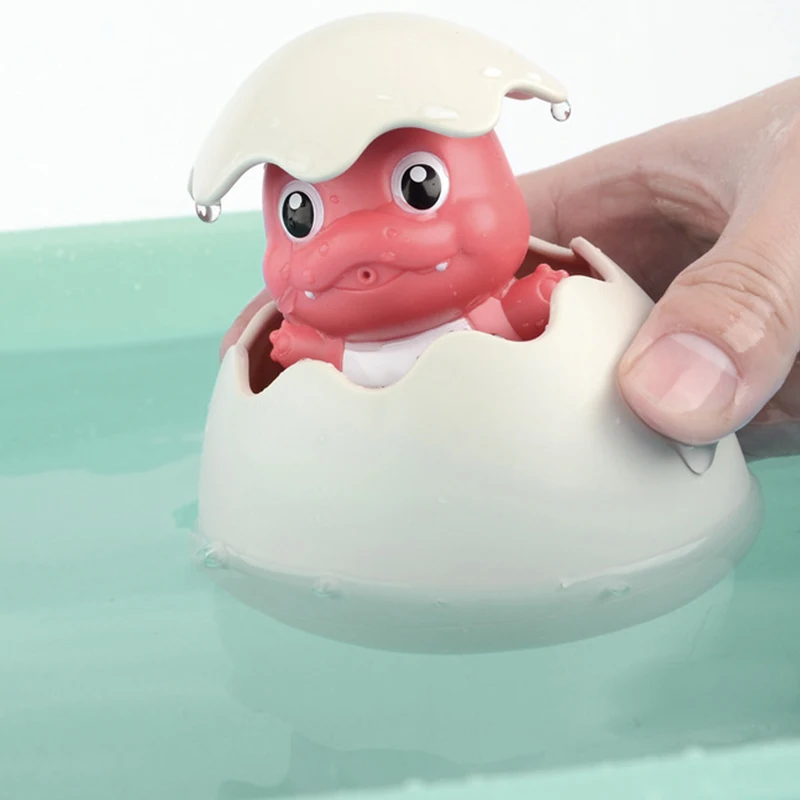 Детские игрушки для ванной утка динозавр яйцо распылитель воды спринклер душа