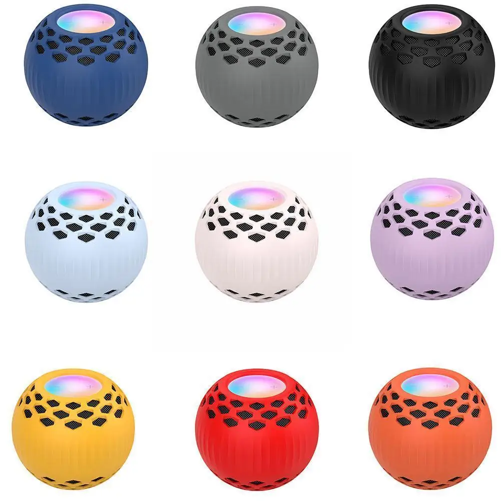 

Silicone Sound Box Protective For Homepod Mini Speaker Shockproof Sound Box Frame Cover Speaker Accessorie P4n0