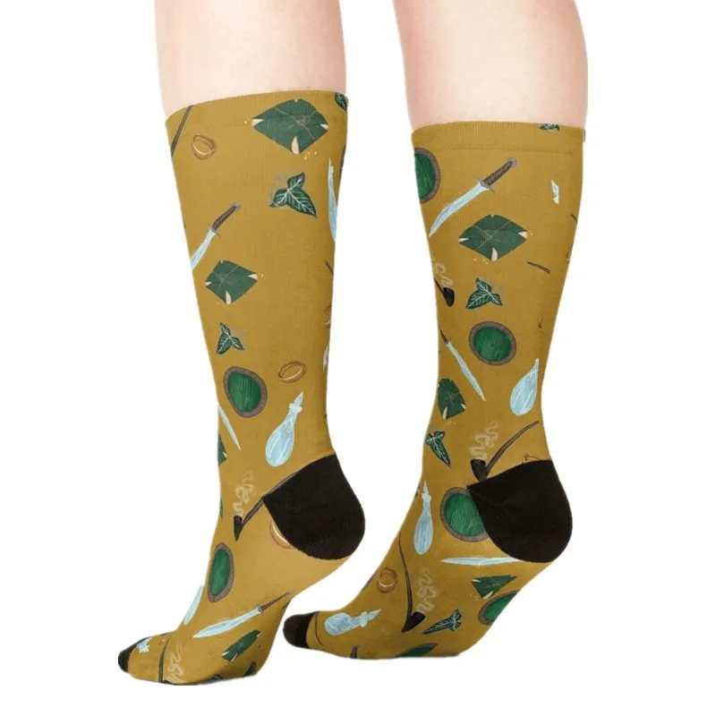 

2021 Women's socks kawaii Space Exploration Printed Socks Woman harajuku Happy Funny Novelty cute girl gift Socks for women