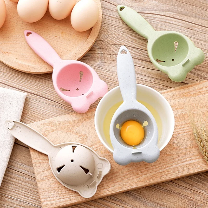 

kitchen Gadgets Egg White Yolk Separator Tool Food-grade Hand Egg Gadgets Household Durable Egg Divider Sieve Seperator
