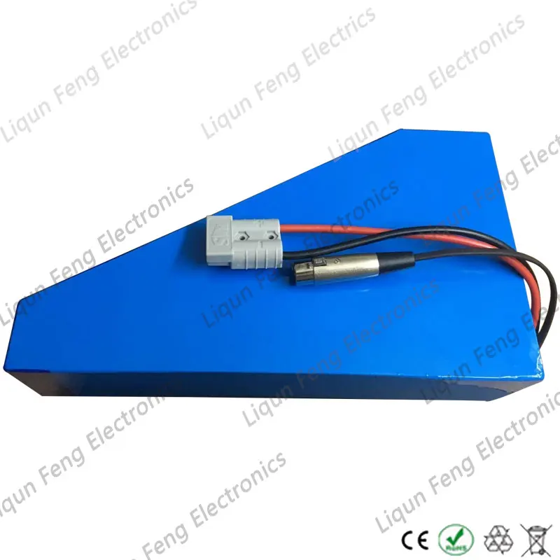 72 в треугольный аккумулятор 20 Ач литий ионный 3000 Вт Аккумулятор для