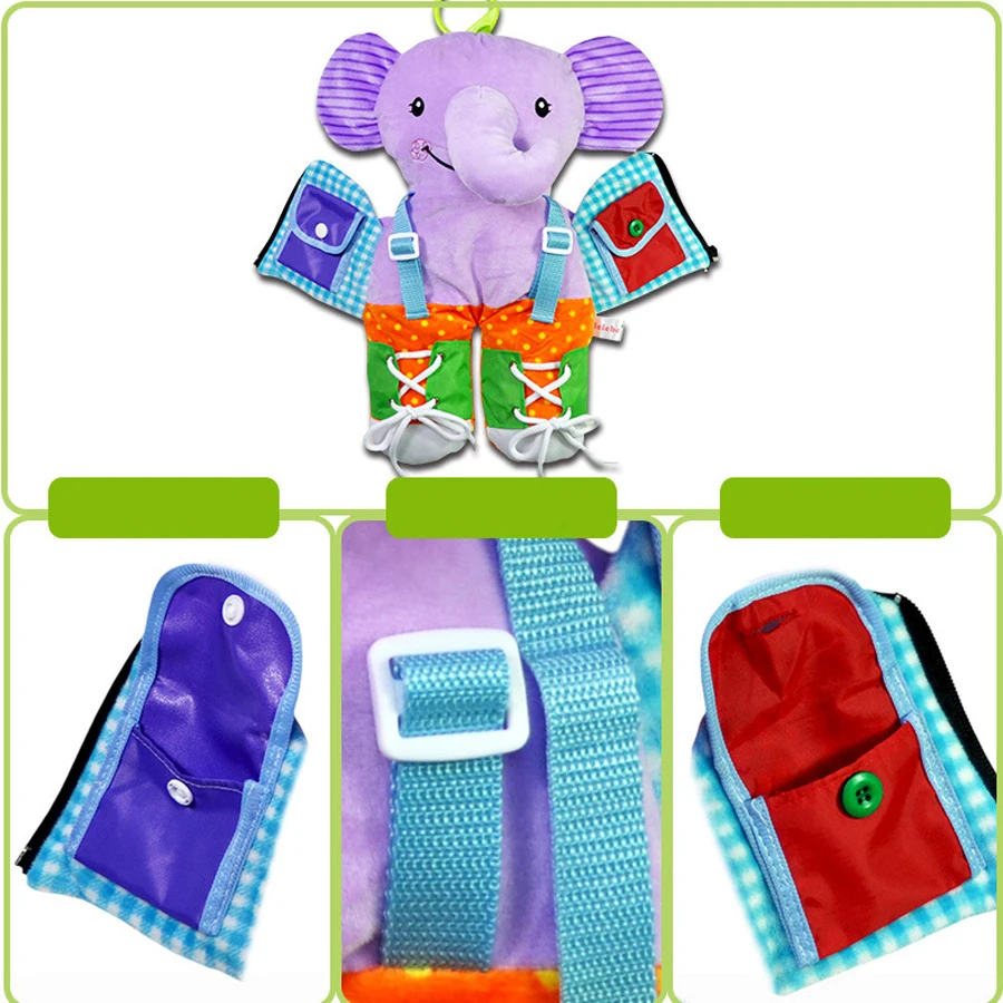 Детские Монтессори Деревянные игрушки материалы туалетный шнуровка обучения