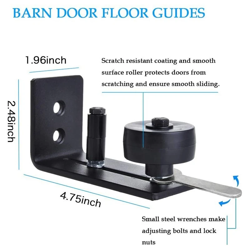8 в 1 раздвижные двери сарая рельс шкив аппаратный Комплект Топ установленный
