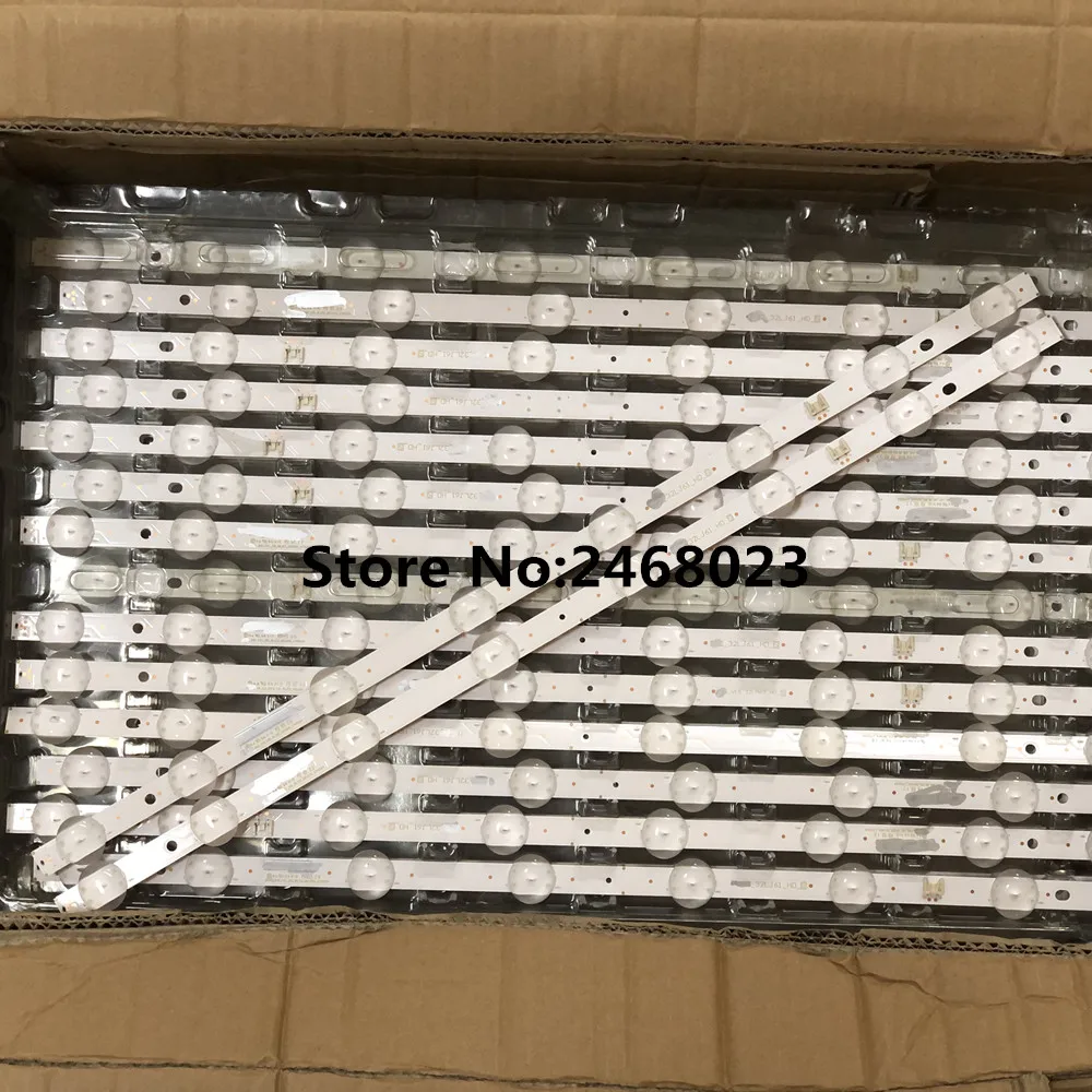 Новый комплект из 2 предметов 8 светодиодный s 600 мм подсветка полосы для LG 32LJ510U