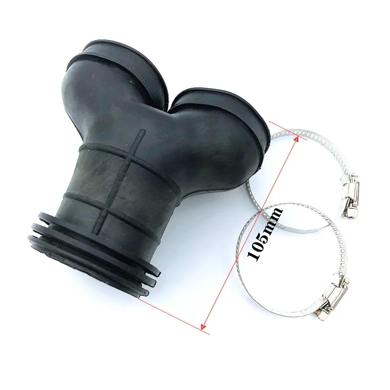 

Motorcycle Carburetor Air Box Rubber Tube Manifold Air filter Interface for Rebel CA250 CMX250 DD250 LF250-L Keeway