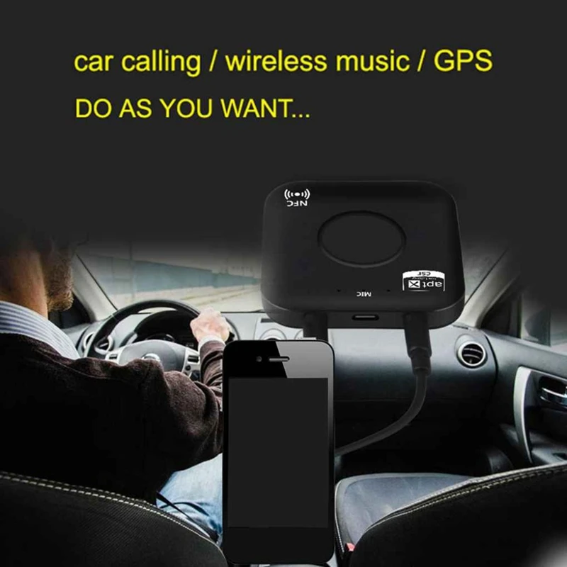 

B7 Plus Bluetooth Audio Receiver Transmitter APTX LL Port Audio for Android