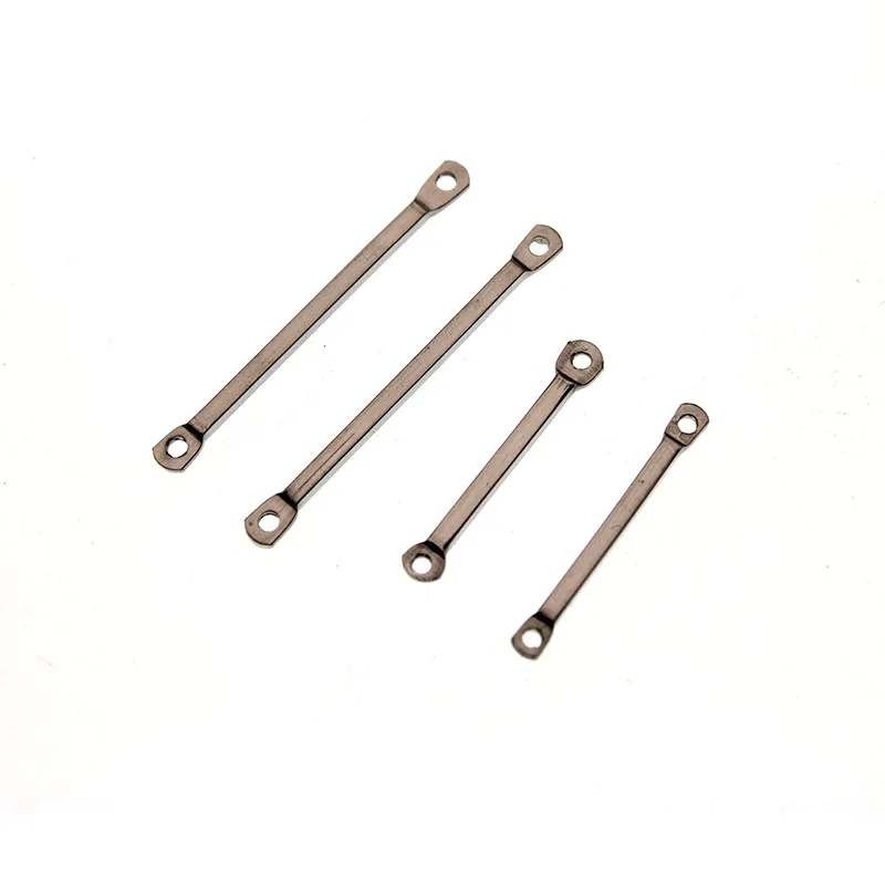 

20pcs Double Hole Stainless Steel Connector Rods Earrings Jewelry Findings, Drop Earring Pendant DIY Handmade Accessories Z1123