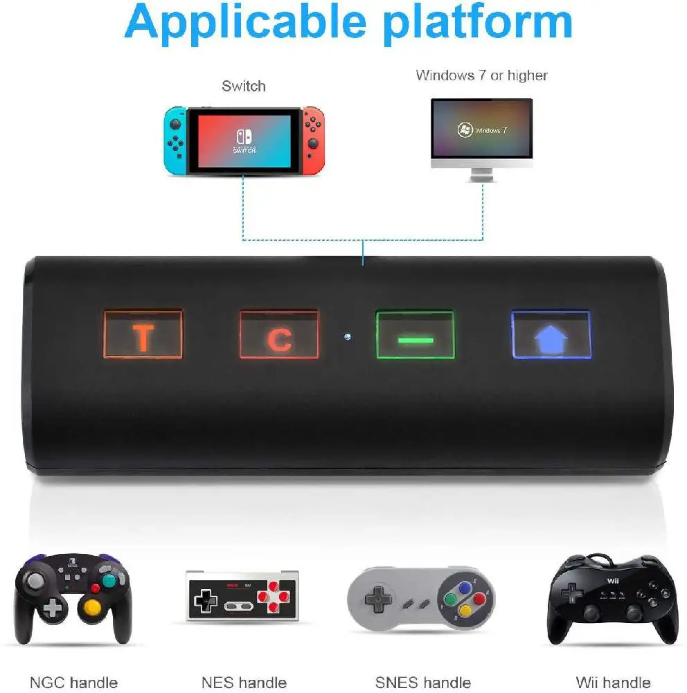Bluetooth Usb преобразователь для переключателя rend Cube Ngc/Wiiu/Nes аудио передатчик адаптер
