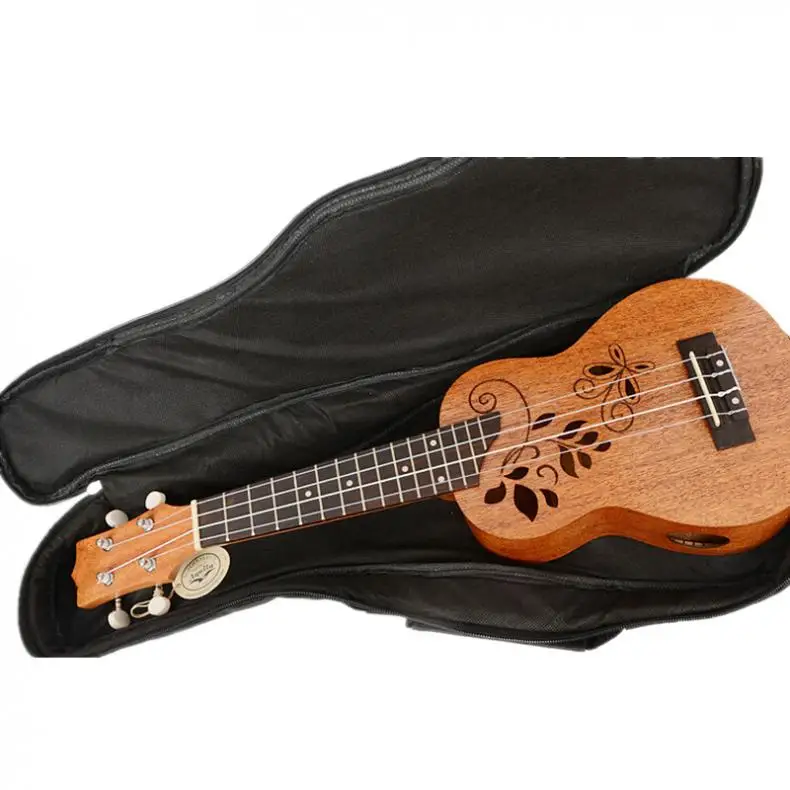 21 Inch Ukulele Bag Soft Case Cotton Ukelele Waterproof Hawaii Four String Guitar Backpack Adjustable Shoulder Straps | Спорт и