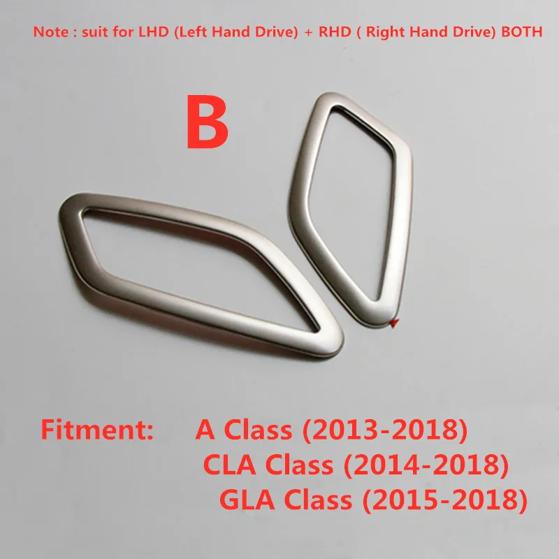 Декоративная рамка из нержавеющей стали для приборной панели кондиционера