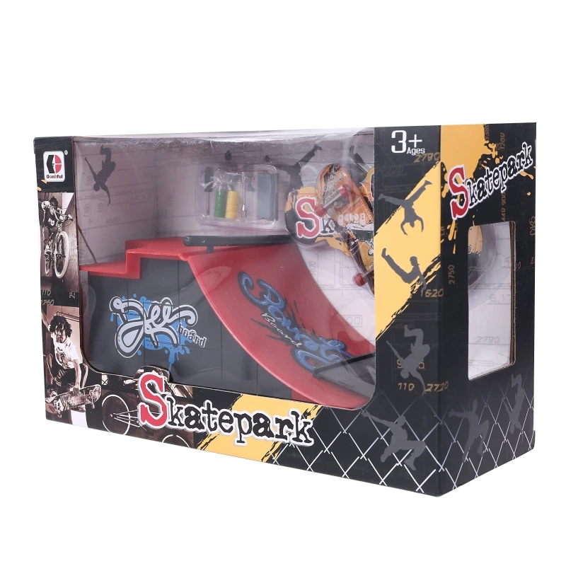 

Skate Park Ramp Parts for tech deck Fingerboard Finger Board Ultimate Parks New XX9E