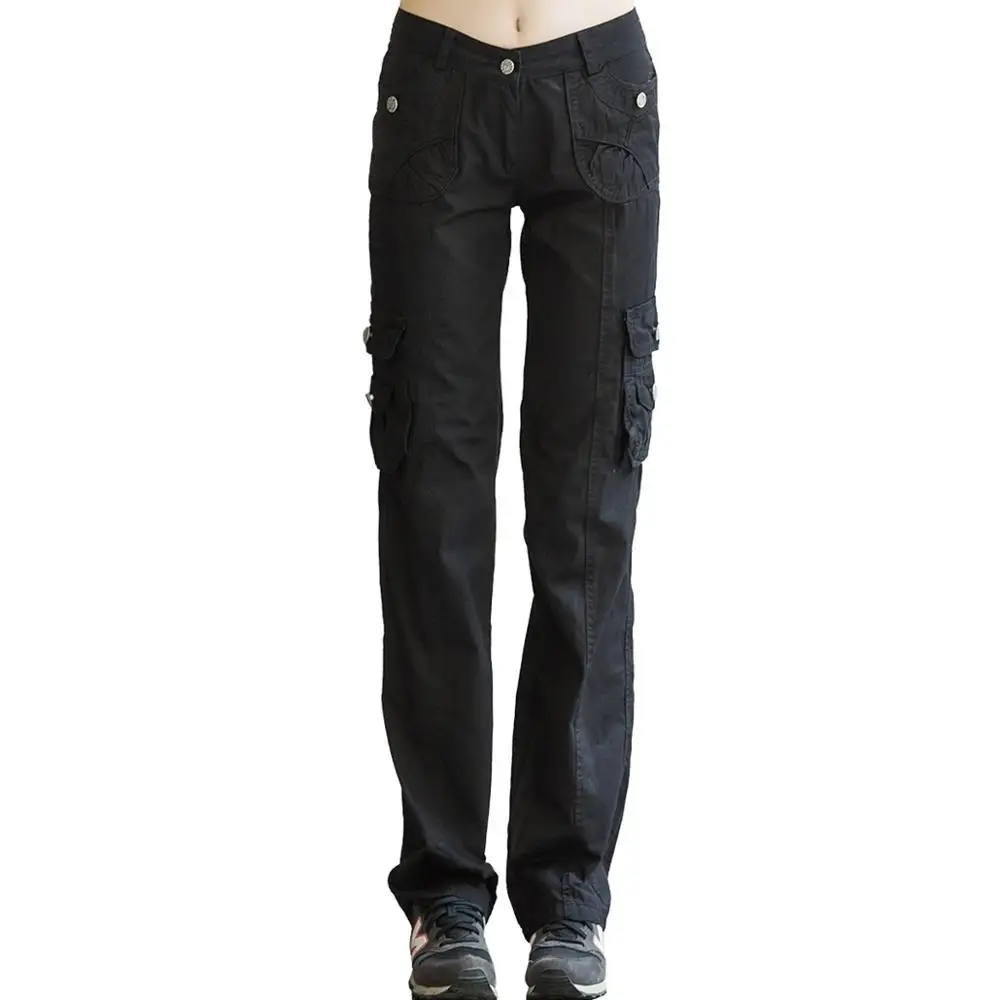 Брюки-карго женские много карманов | Спорт и развлечения