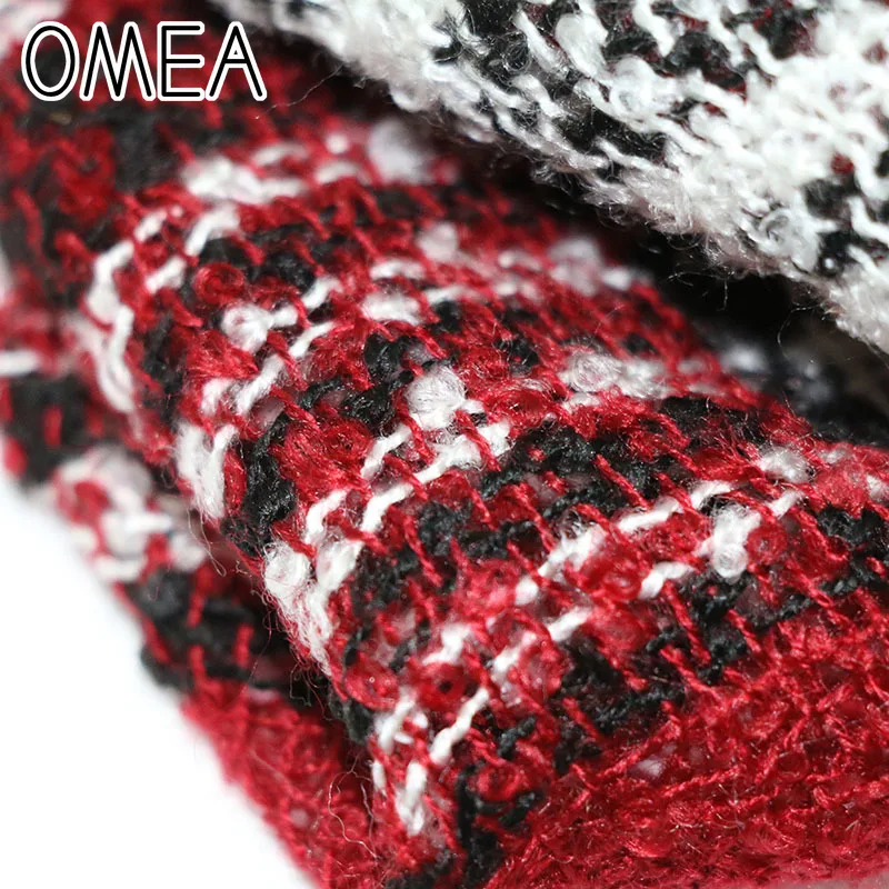 Зимний шарф OMEA снуд с кольцом круглый в клетку женский из пашмины Роскошные