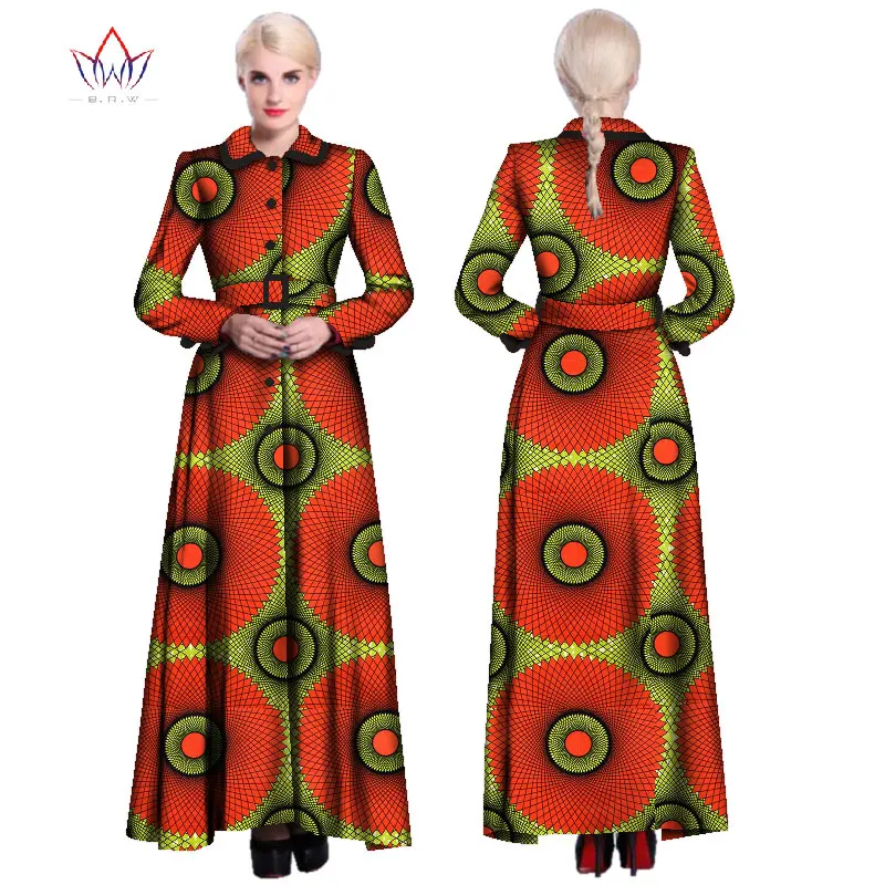 2019 африканские платья для женщин базин богатый восковой принт вечерние длинные