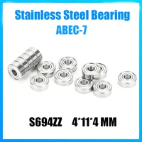 s694zz bearing 4114 mm 5pcs abec 7 440c roller stainless steel s694z s694 z zz r 1140zz ball bearings