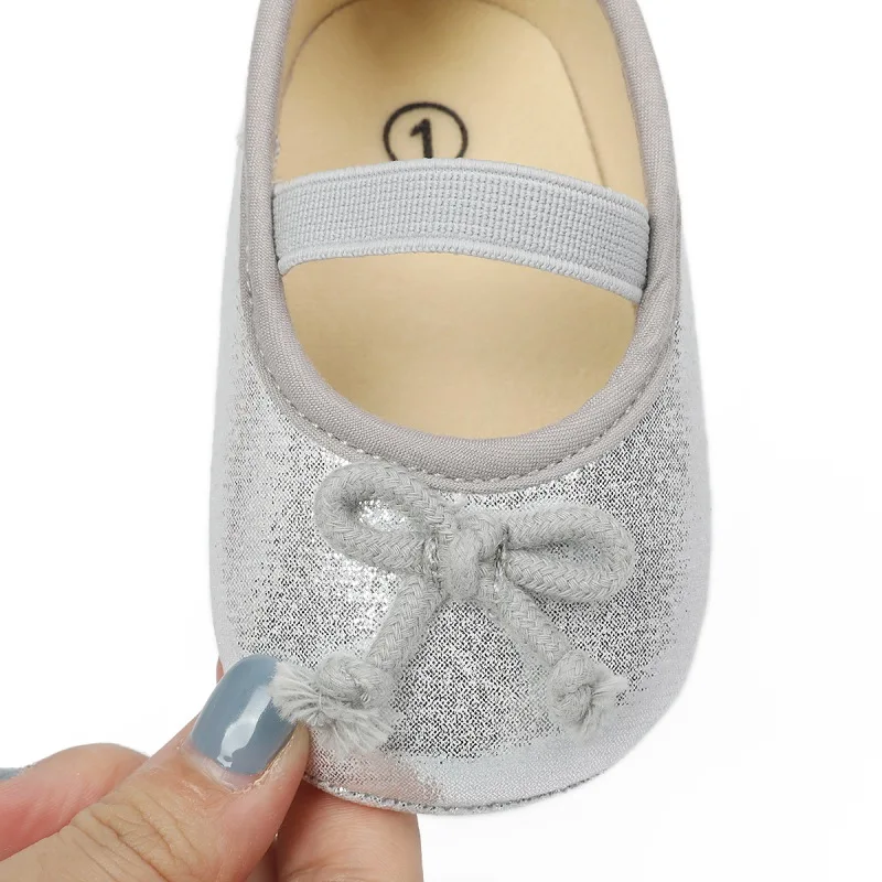 

Hot Toddler Girl Crib Shoes Newborn Baby Girls Boys Bowknot Soft Sole Non-slipToddler Shoes