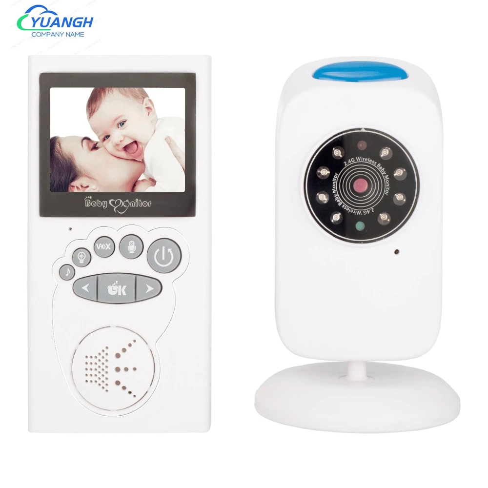 Видеоняня беспроводная 2 4 дюйма ИК светодиодный ка ночное видение|Радионяни| |