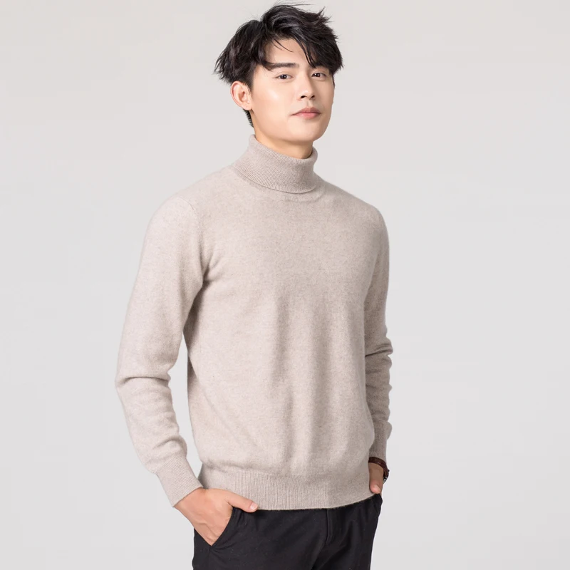 

Turtleneck Men Sweater Cashmere Cotton blend Autumn Winter Warm Man Pullover Jumper Sweter Man Jersey Hombre Pull Homme Hiver