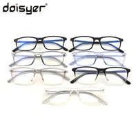 doisyer stylish retro anti blue light glasses flat lens tr90 material decorative glasses