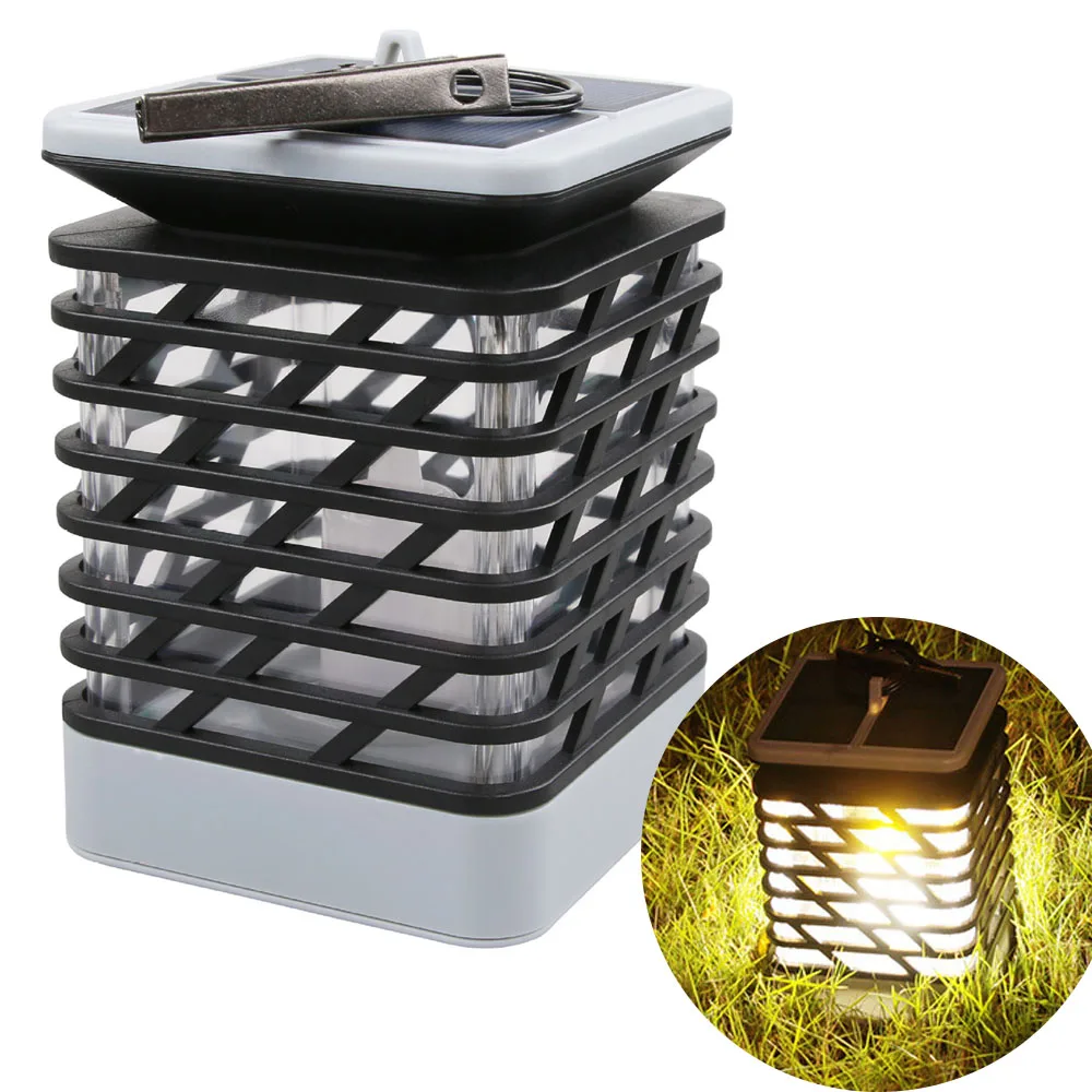 

Outdoor Solar Flame Torch Light Flickering Waterproof LED Solar Lamps For Garden Iron Decorative LampsWaterproof Lamp For Garden