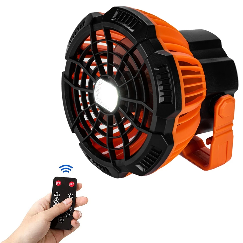

Camping Fan Outdoor Travel Usb Rechargeable Portable With Light Hanging Hook Rechargeable Fan Home Appliance Bedroom Supplies