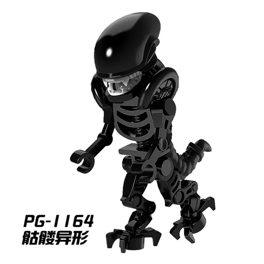 

2021 hot Predator PG-1164 Alien Assembled Building Blocks Humanoid Toy Kids Birthday Gift Collector Blocks Toys