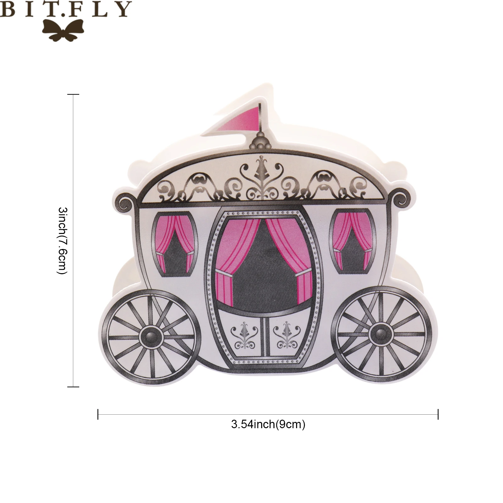 10 шт. коробка для конфет с изображением сказочной тыквы Свадебная бумажная