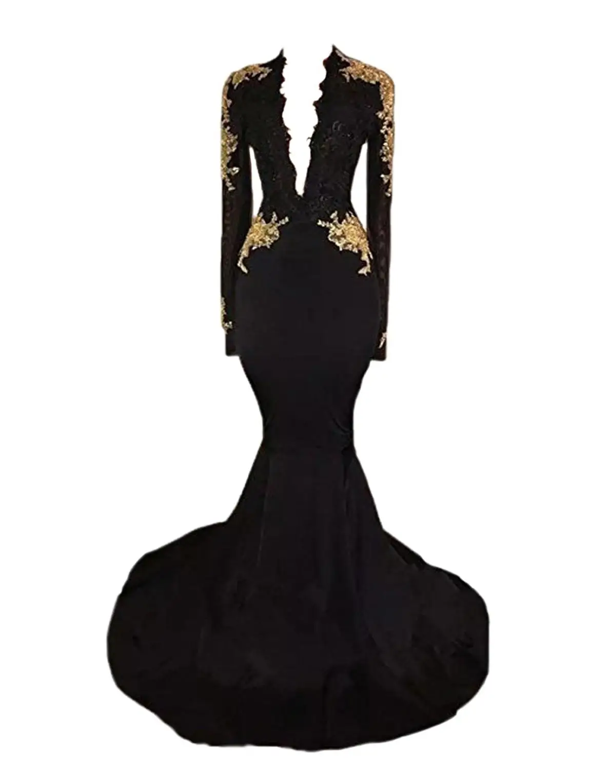 Сексуальные Платья с глубоким V образным вырезом для выпускного вечера длинным