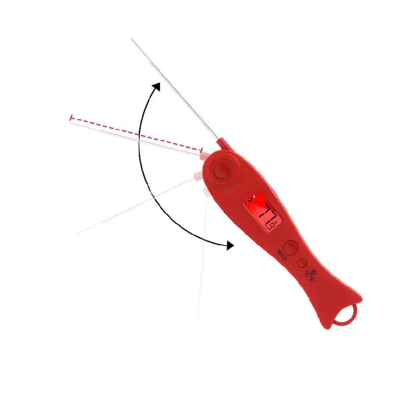 

Digital Food Thermometer Instant Read Large LCD Display Long Probe Kitchen Tool W0YD