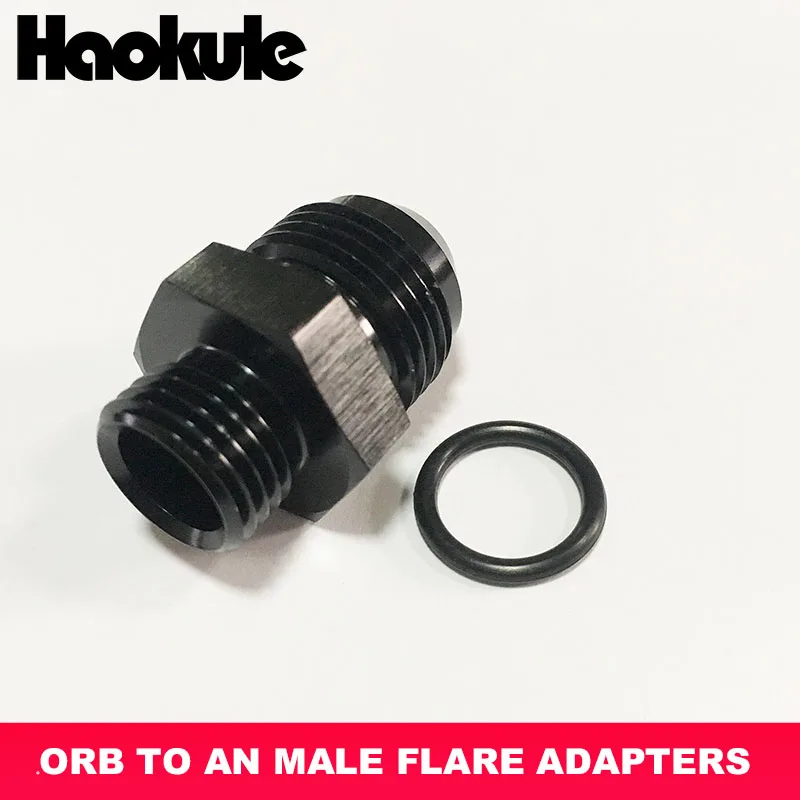 Внешние гибкие адаптеры для шлангов (ORB) синие алюминиевые наконечники AN6 ORB в