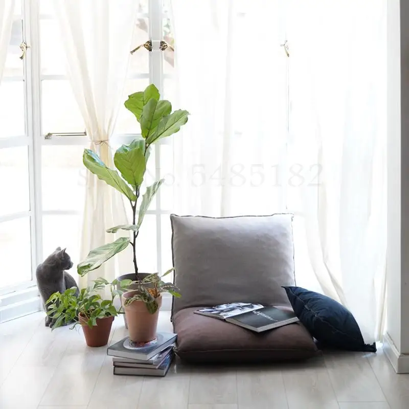 Японский стиль ленивый диван татами маленькая квартира балкон спальня