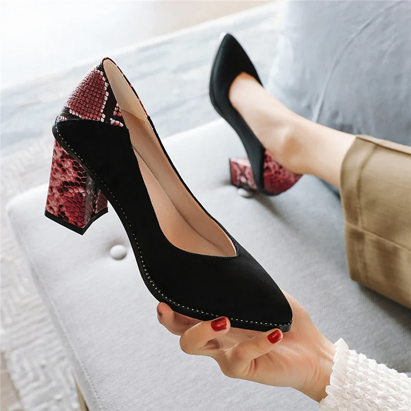 Туфли лодочки женские замшевые дизайнерская обувь на высоком каблуке