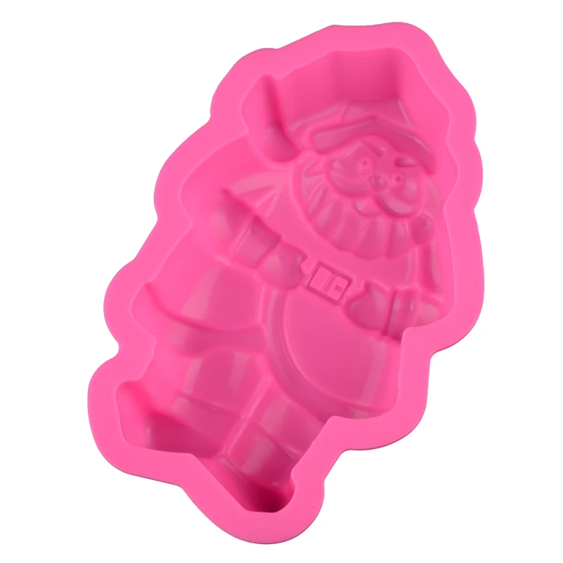 Силиконовая форма для выпечки Дед Мороз | Дом и сад