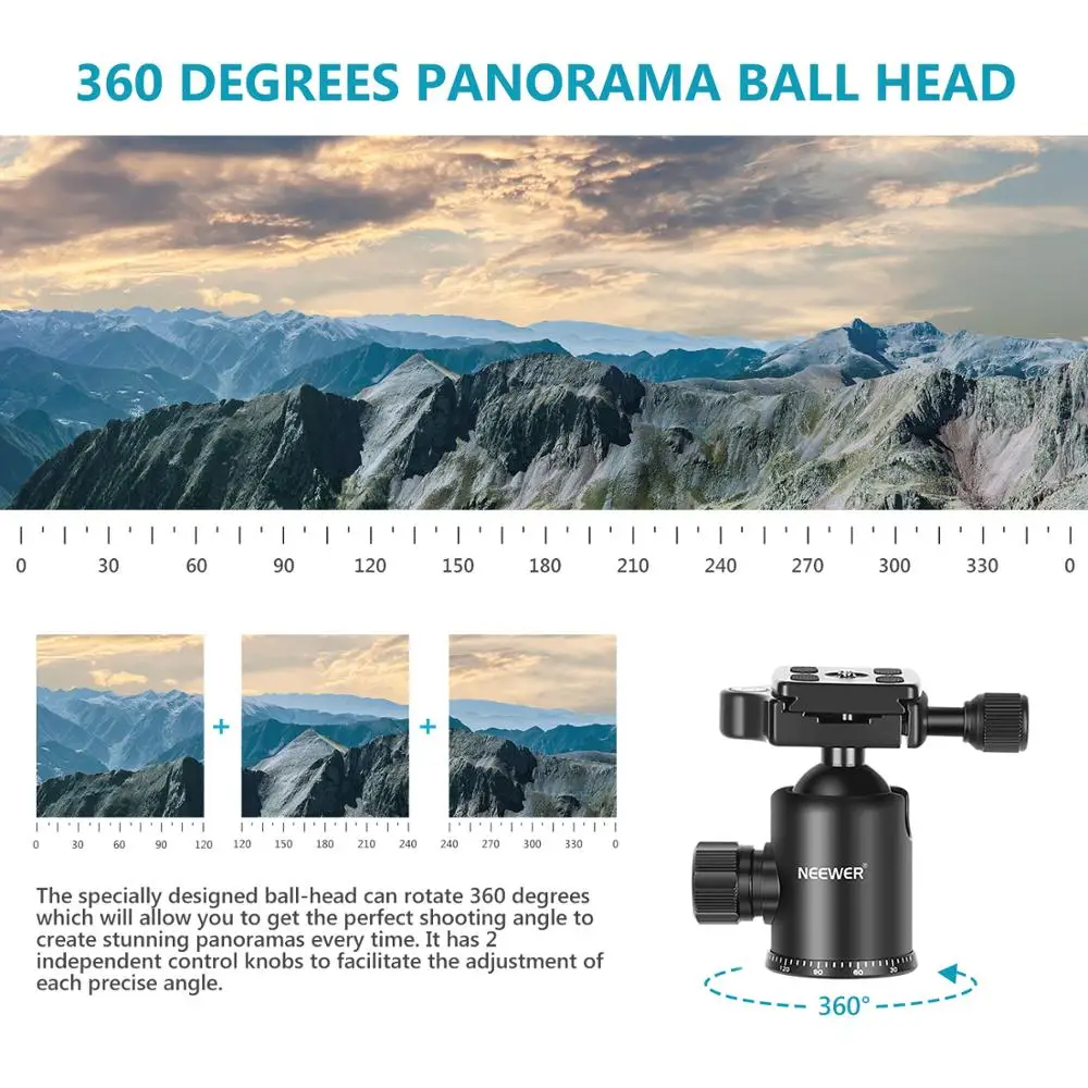 Neewer Камера штатив Трипод для цифровой зеркальной камеры 2 в 1 Компактный