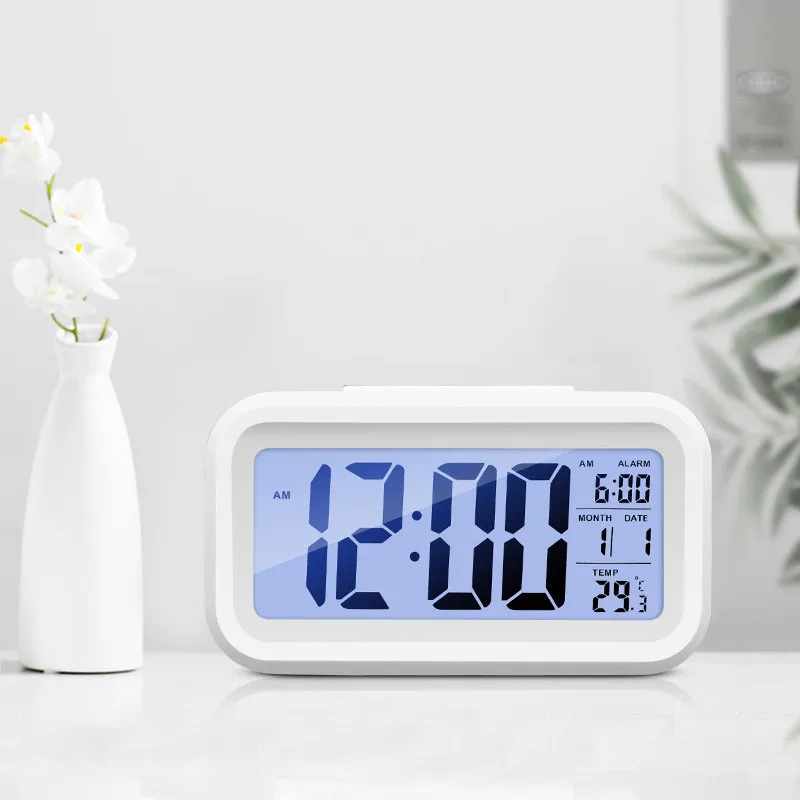 Цифровой будильник со светодиодным дисплеем и функцией повтора Электронная
