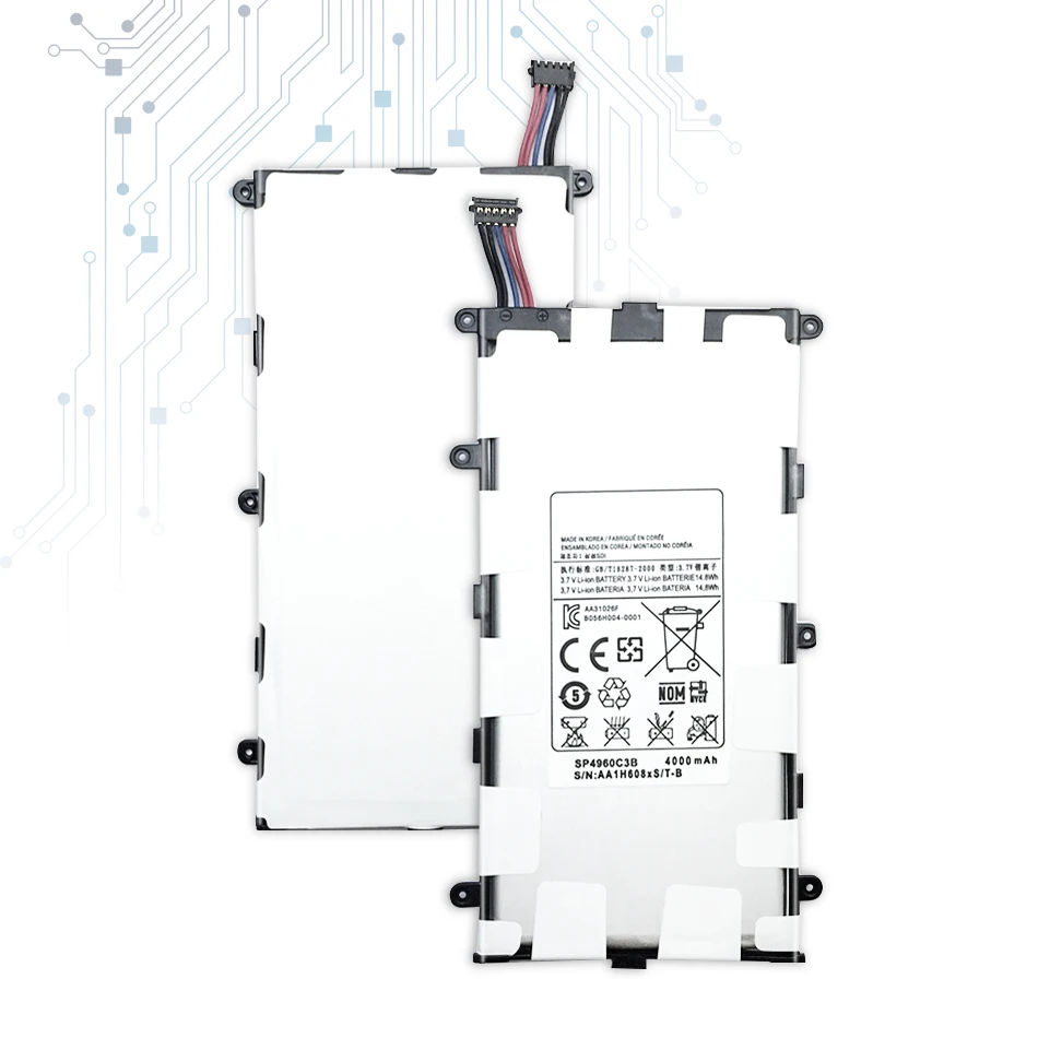 GUKEEDIANZI SP4960C3B 4200 мА/ч, Батарея для samsung GALAXY Tab 2 7,0 GT P3100 P3110 P3113 P6200 P6210 замена Аккумулятор планшетных ПК