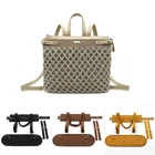 Комплект тканых сумок ручной работы, 6 шт.компл., Нижняя молния с фурнитурой сделай сам, сумка, рюкзак, наплечный ремень, аксессуары для сумок