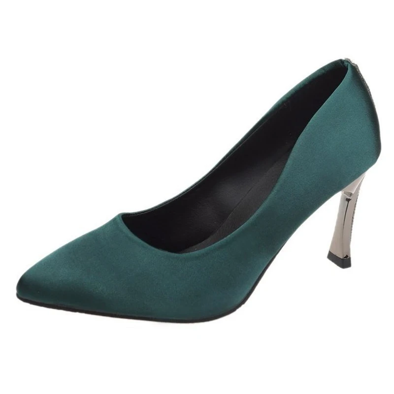 

Women's shoes autumn 2021 new sexy etiquette work shoes stiletto pointed shallow mouth single shoes simple high heels