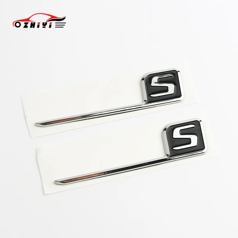 Стикер в форме S подходит для автомобиля Mercedes-Benz модифицированный стандарт AMG C63S