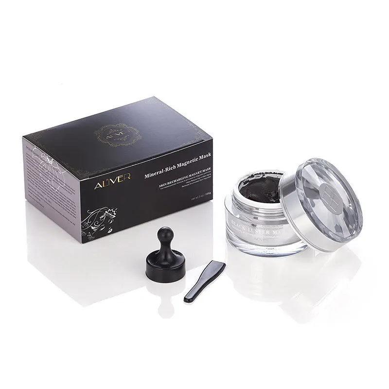Магнитная маска для лица с минералами 100 г очищение пор удаление загрязнений кожи