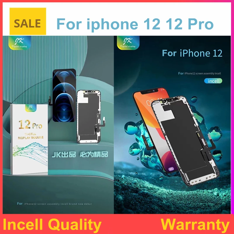 Pantalla LCD para m&oacute;vil, montaje de digitalizador t&aacute;ctil para iPhone 12 Mini, JK RJ Incell-0