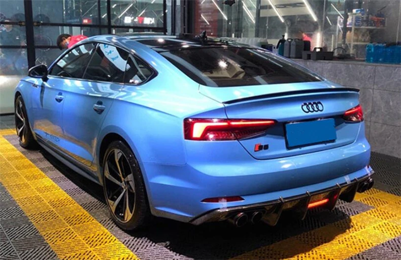 Автомобильный Стайлинг задний спойлер Tunk из углеродного волокна для AUDI A5 S5 RS5