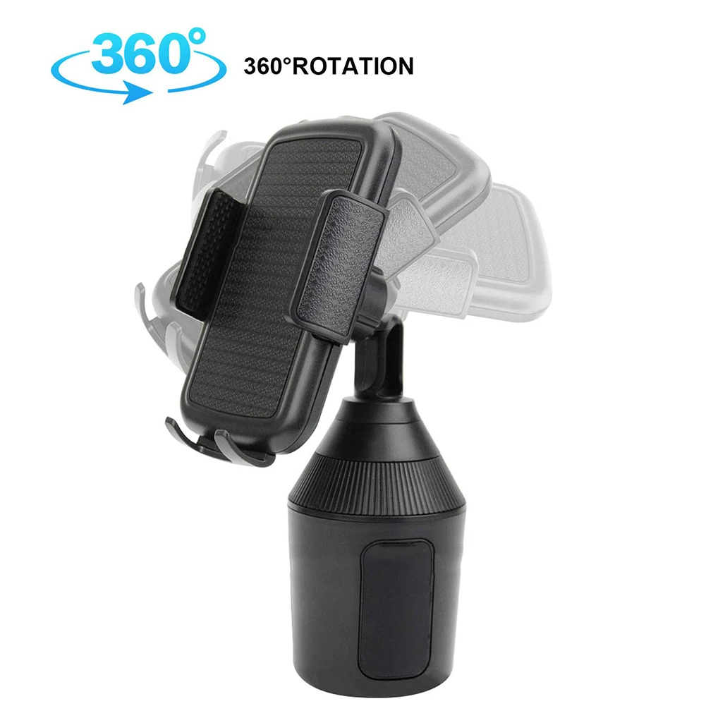 

360 Degree Rotating Car GPS Mobile Phone Bracket Stand Universal Car Cup Holder