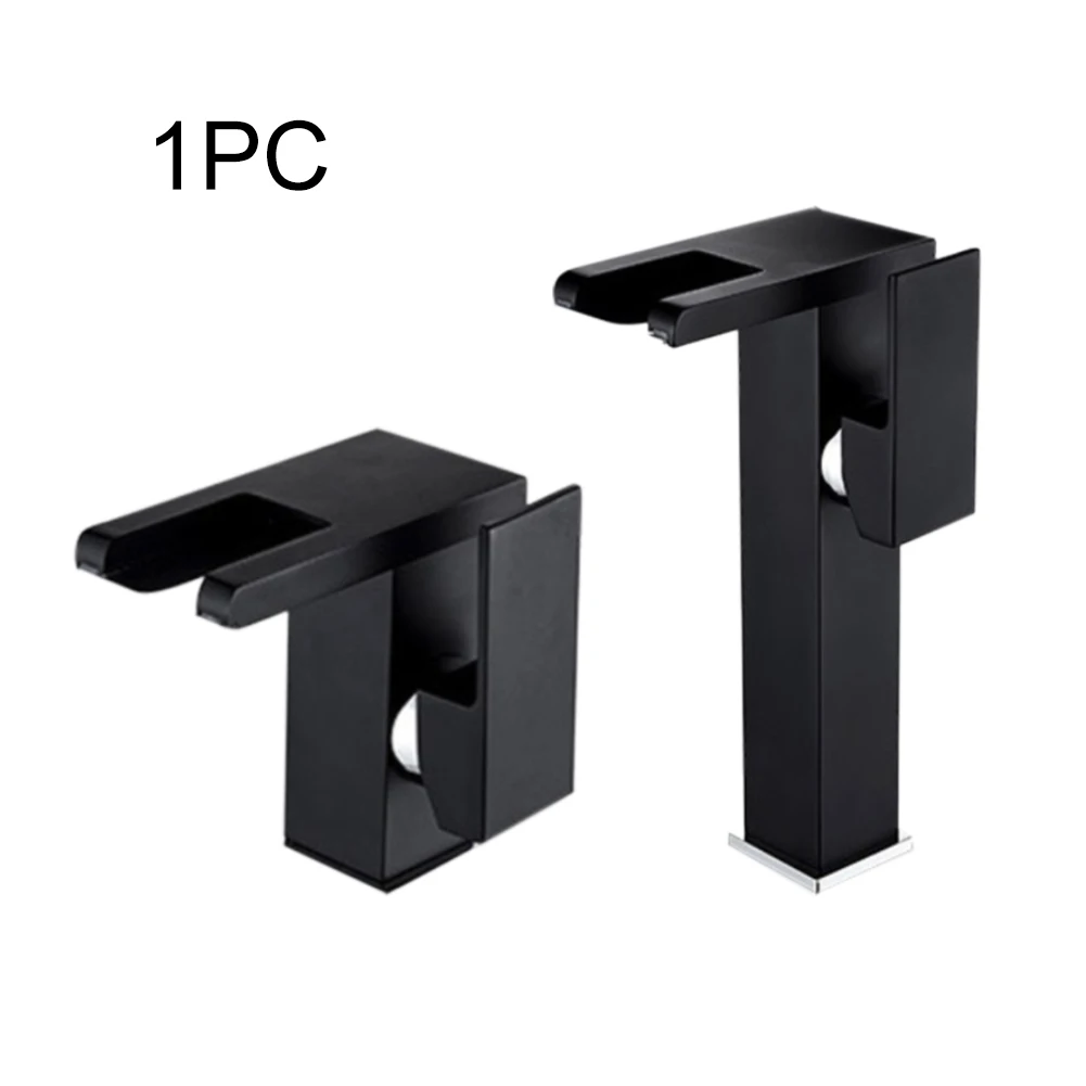 

Deck Mount Temperature Color Changing Sink Modern Mixer Tap Bathroom Faucet Lavatory LED Light Basin Waterfall Home Kitchen