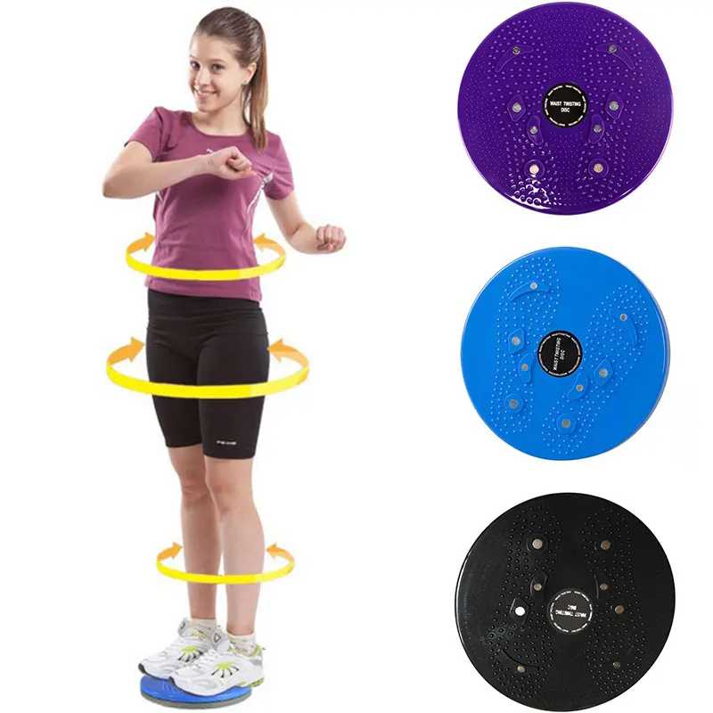 

Нескользящая балансировочная доска, скручивающая пластина для фитнеса и талии, вращающиеся диски для расслабления мышц, домашний тренажер...