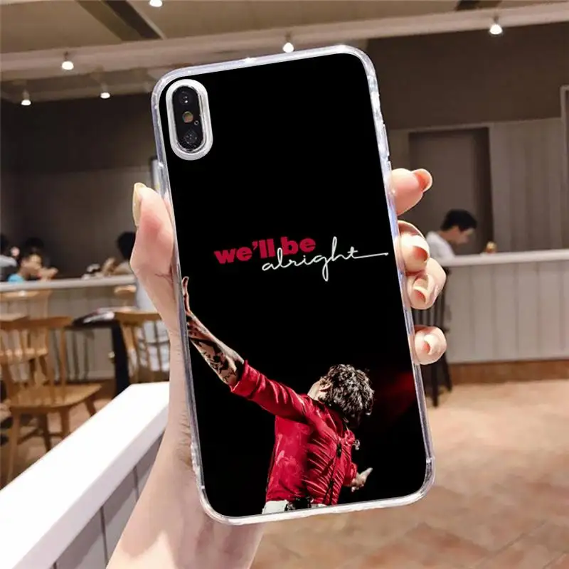 

Harry Styles one direction Phone Case Transparent for iPhone 6 7 8 11 12 s mini pro X XS XR MAX Plus